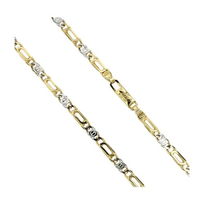 CATENA BICOLORE CON VITI ORO 750/000 [6a79e3be]