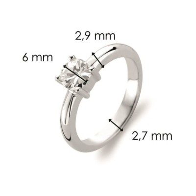 ANELLO ARGENTO TI SENTO MILANO 1463ZI/54 [c35d41eb]