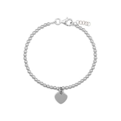 BRACCIALE ARGENTO DONNA  CON CUORE 120075 [a0cbec23]