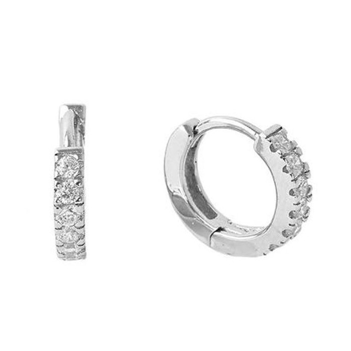 ORECCHINI CERCHIO DONNA ARGENTO CHI MI AMA 140015 [aab0681a]