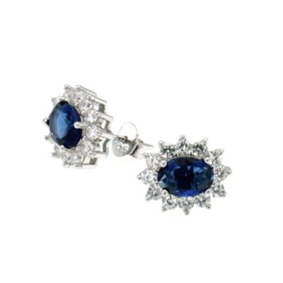 ORECCHINI PIETRA BLU CHI MI AMA 140079 [c660c8df]