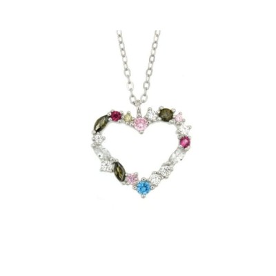 CATENA CON CUORE COLORATO 130108 [6619e1fc]