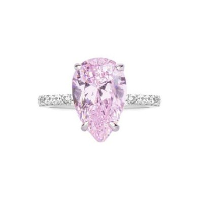 ANELLO ARGENTO PIETRA ROSA 110056/16 [7fe507a7]