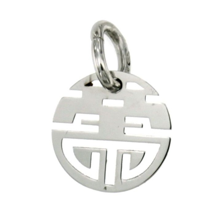 CIONDOLO TRIBALE ORO BIANCO [73d60c50]