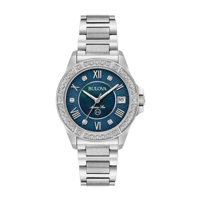 BULOVA DONNA SOLO TEMPO MARINE STAR 96R215 [a9b94e15]