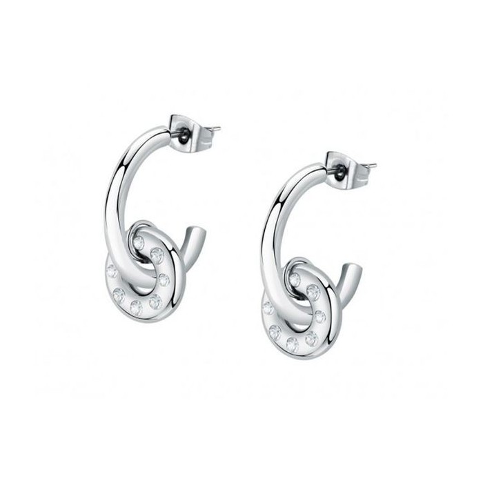 ORECCHINI DONNA ACCIAIO MORELLATO BAGLIORI SAVO08 [1b2b781a]