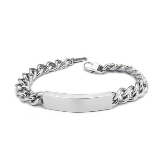 BRACCIALE CON PIASTRA BOCCADAMO ABR664 [2fe3cb24]