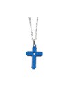 PENDENTE CROCE UOMO BOCCADAMO ACCIAIO AGR204B [d190f2ee]