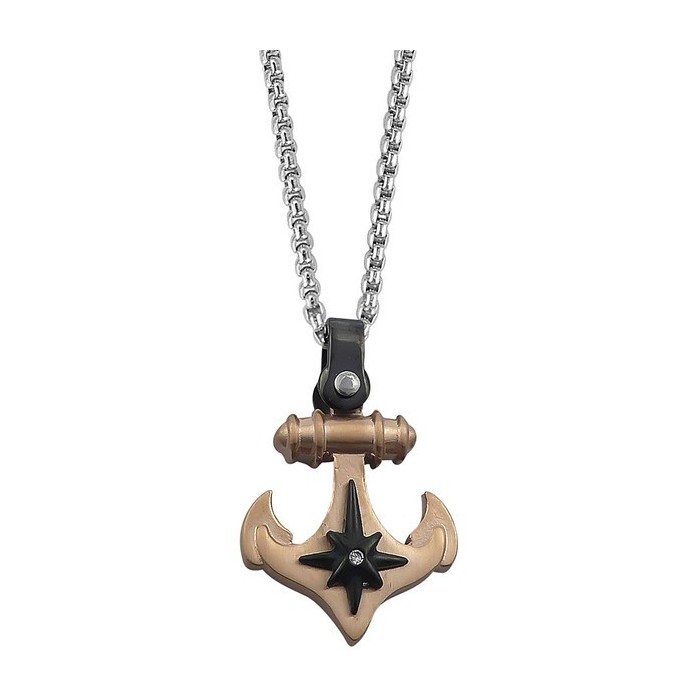 PENDENTE UOMO ACCIAIO BOCCADAMO AGR217R [428d02da]
