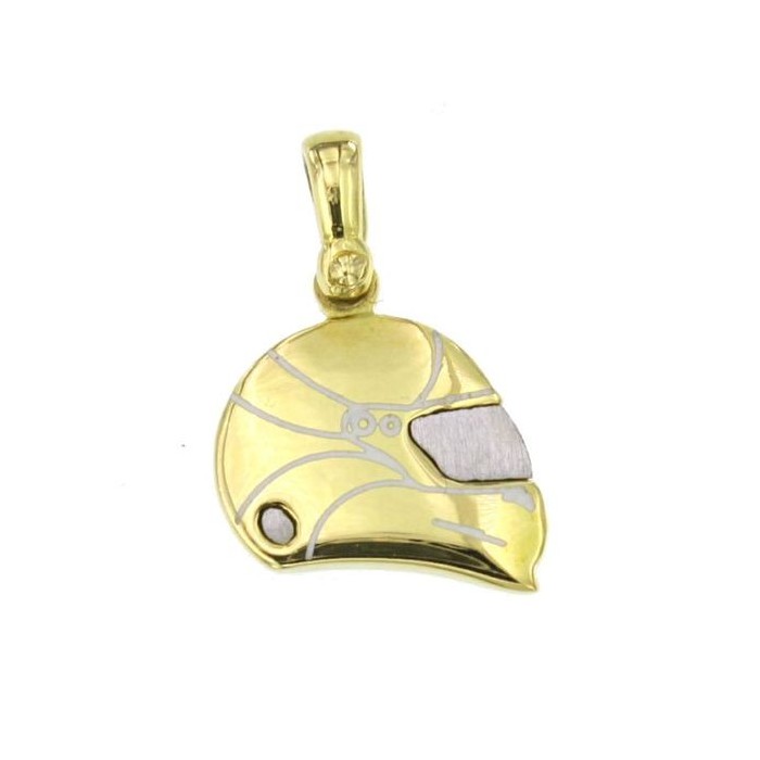 CIONDOLO CASCO ORO GIALLO [6e7fa6f0]
