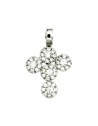 CROCE ORO BIANCO CON ZIRCONI [0efa73c2]
