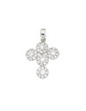 CROCE ORO BIANCO CON ZIRCONI [3730eab7]