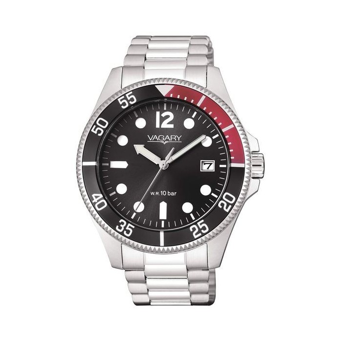 Orologio Vagary uomo in acciaio VD5-112-57 [1b34b6b8]