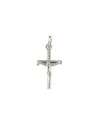 Croce bimbo oro bianco [09292e88]