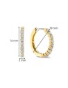 Orecchini dorati con zirconi Ti Sento Milano 7958ZY [f8b98d7f]