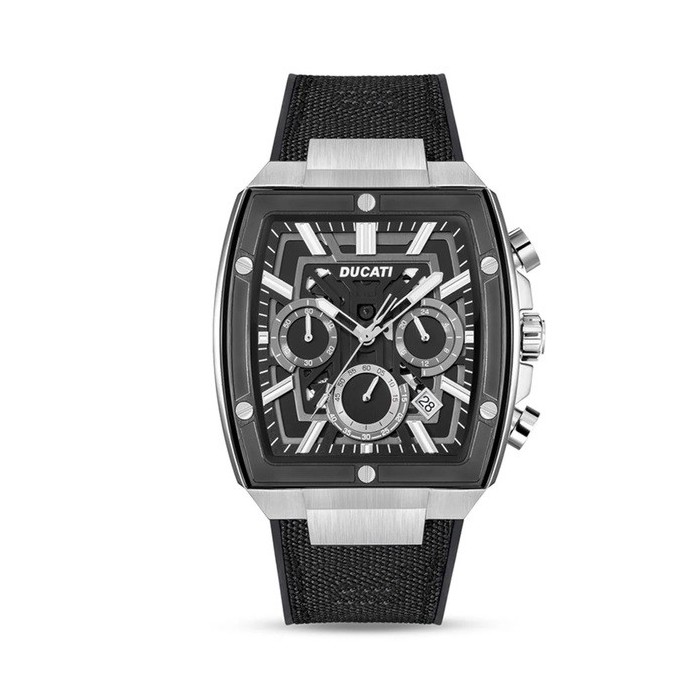 Cronografo tonneau Ducati nero DTWGO0001001 [ca6c2e1c]