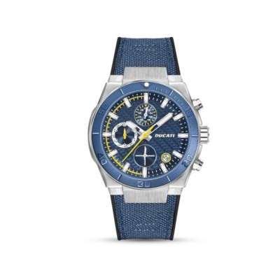 Cronografo Ducati acciaio e blu DTWGO0001204 [3b528731]