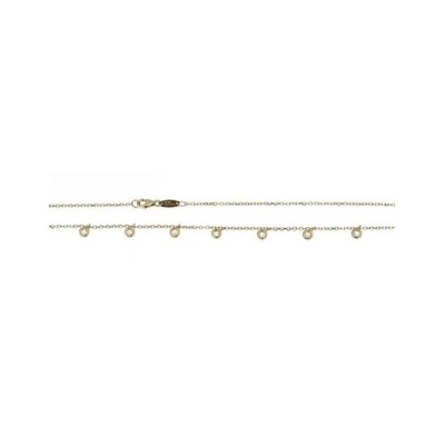 Collierino donna in oro con zirconi [3318d533]