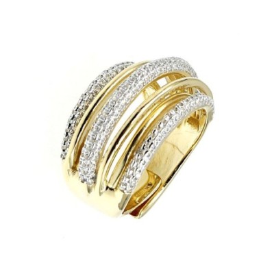 Anello donna in argento dorato [53478918]