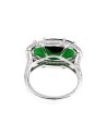 Anello donna in argento con pietra verde [e21e1790]