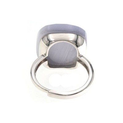 Anello donna con pietra grigia [0d531d90]