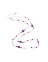 Collana donna con pietre in argento [61da91ab]