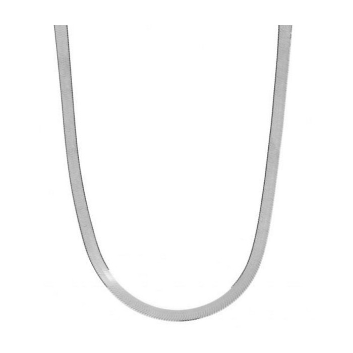 Collana  piattina  in argento Chi mi ama 130272 [4a880031]