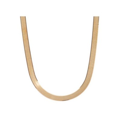 Catena  piattina  argento dorato Chi mi Ama 130086 [fcac9fa5]