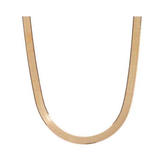 Catena  piattina  argento dorato Chi mi Ama 130086 [fcac9fa5]