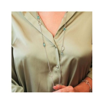 Collana lunga rodiata Boccadamo XGR745 [f8557989]