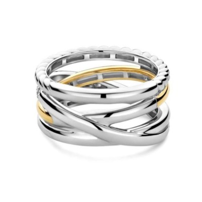 Anello bicolore donna 12384ZY-56 [443639b0]