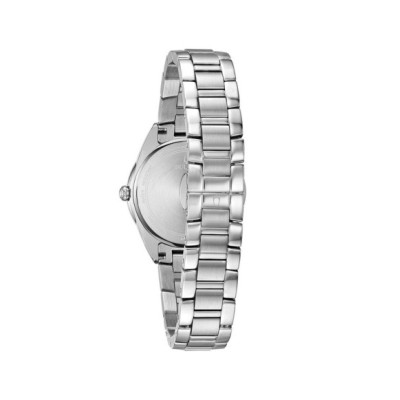 Bulova donna acciaio con diamanti 96P199 [3c62d550]