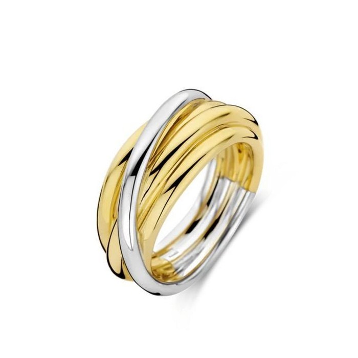 Anello intrecciato Ti Sento Milano 12056SY-56 [f261240a]