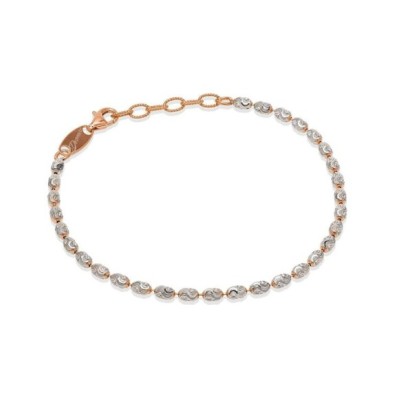 Bracciale bicolore Desmos Rice PKM 16,5 [e05157f3]