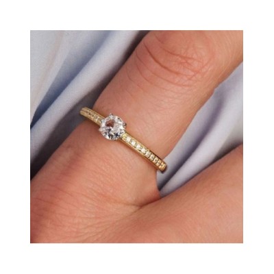 Anello argento bicolore 12400ZY-52 [1eaeefdd]