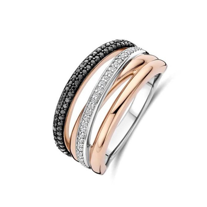 Anello donna bicolore Ti Sento Milano 12402BR-56 [2d73fe01]