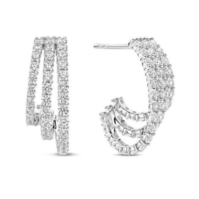 Orecchini a tre file Ti Sento Milano 78069ZI [a676ea79]