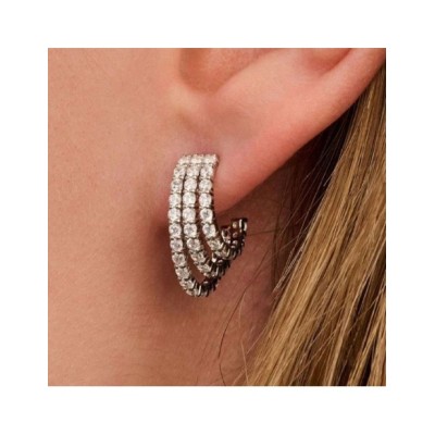 Orecchini a tre file Ti Sento Milano 78069ZI [7f50a974]