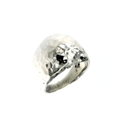 Anello donna in argento battuto [d483aea7]
