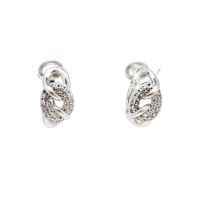 Orecchini oro bianco donna [be94746b]