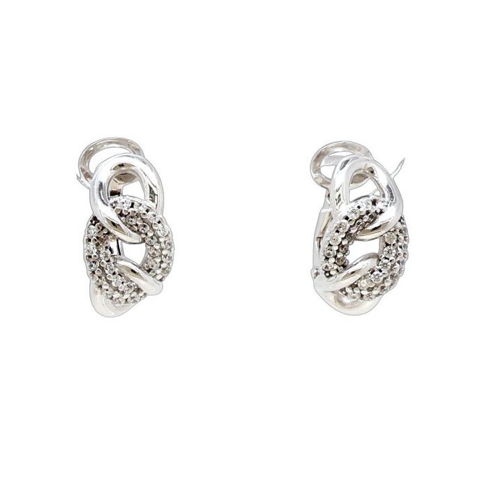 Orecchini oro bianco donna [be94746b]