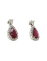 Orecchini pendenti a goccia con rubino WDG OCL031DIRU [d96c8526]